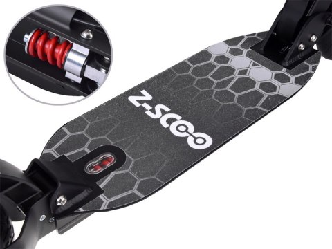 Duża składana hulajnoga miejska z amortyzatorem i hamulcami do 100kg SP0785