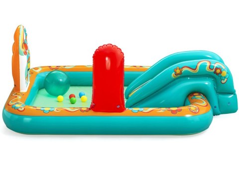 Bestway Dmuchany wodny plac zabaw Zjeżdżalnia + zraszacz + piłki 53164
