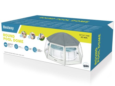 Bestway OSŁONA BASENOWA 2w1 - pawilon na basen i altana ogrodowa 58612