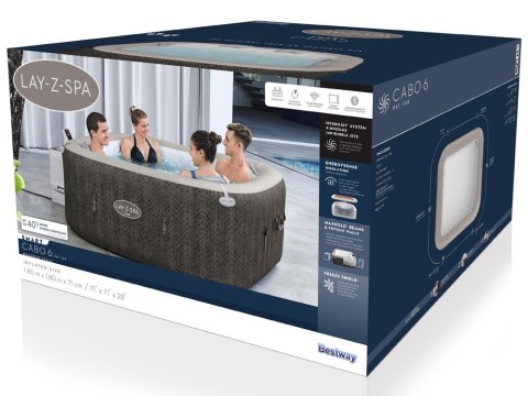 Lay-Z-Spa Cabo SMART HydroJet Jacuzzi BESTWAY