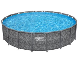 Bestway Basen stelażowy całoroczny 610x 132cm APX365 pompa drabinka 561KE