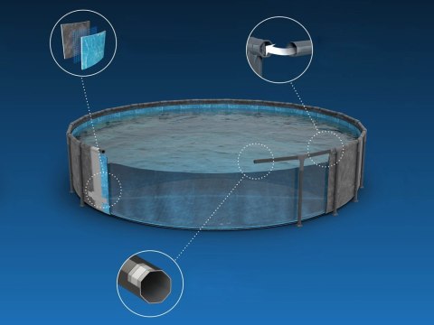 Bestway Basen stelażowy całoroczny 610x 132cm APX365 pompa drabinka 561KE