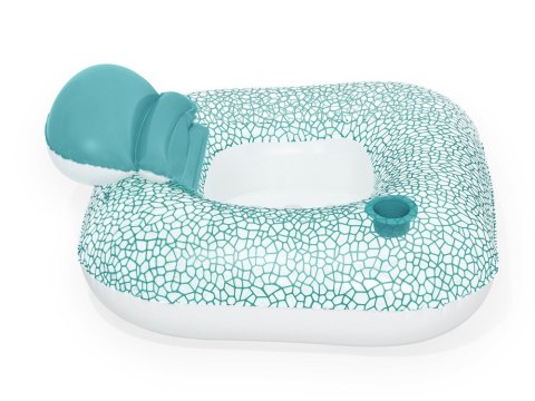 Bestway Dmuchane koło do plywania FOTEL + uchwyt na kubek 102x94cm 43097