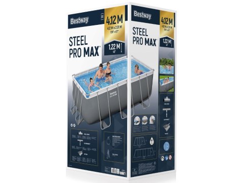 Bestway Basen stelażowy 412x201x122cm 10w1 56457