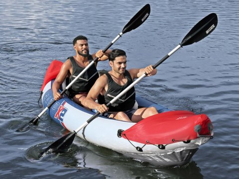 Bestway Dmuchany kajak 2-osobowy LITE-RAPID X2 + wiosła max 160kg 65077