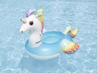 Bestway Dmuchany materac do pływania JEDNOROŻEC z uchwytami 155x119cm 41114