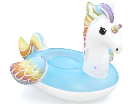 Bestway Dmuchany materac do pływania JEDNOROŻEC z uchwytami 155x119cm 41114