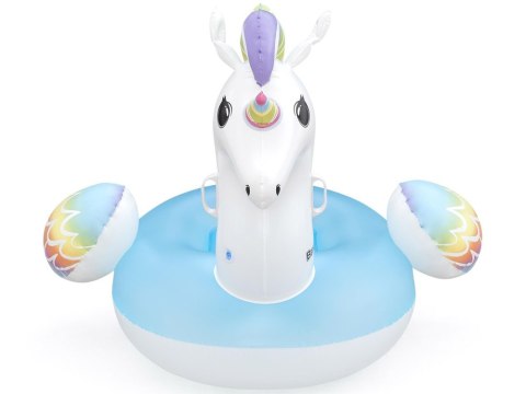 Bestway Dmuchany materac do pływania JEDNOROŻEC z uchwytami 155x119cm 41114