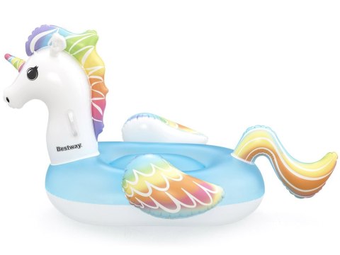 Bestway Dmuchany materac do pływania JEDNOROŻEC z uchwytami 155x119cm 41114