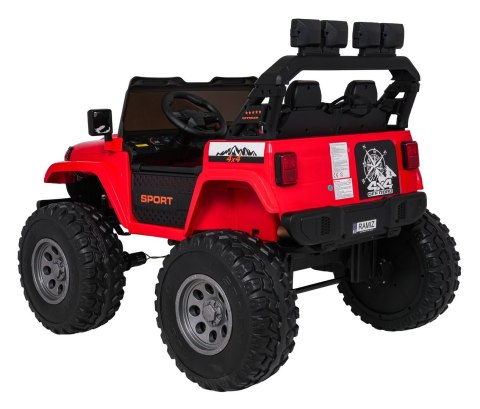 Pojazd Extreme Sport 4x4 Zmienna Wielkość Czerwony