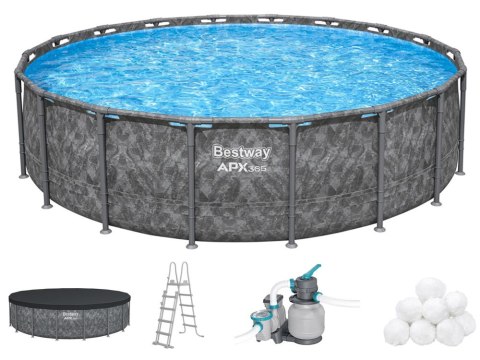 Bestway Basen stelażowy CAŁOROCZNY 549x132cm 6w1 561KC