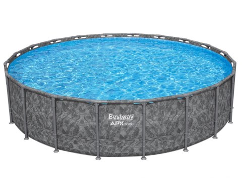 Bestway Basen stelażowy całoroczny 610x 132cm APX365 pompa drabinka 561KE