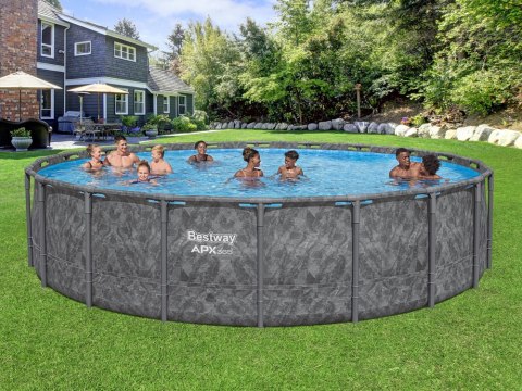 Bestway Basen stelażowy całoroczny 610x 132cm APX365 pompa drabinka 561KE