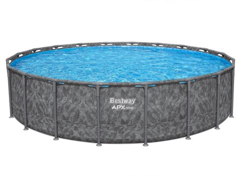 Bestway Basen stelażowy całoroczny 610x 132cm APX365 pompa drabinka 561KE