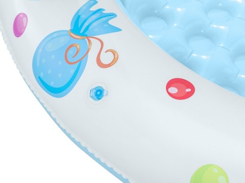 Bestway Basenik z daszkiem i dmuchanym dnem NIEBIESKO-BIAŁY 104cm 52638