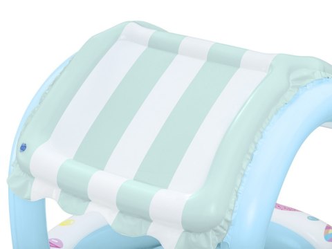 Bestway Basenik z daszkiem i dmuchanym dnem NIEBIESKO-BIAŁY 104cm 52638