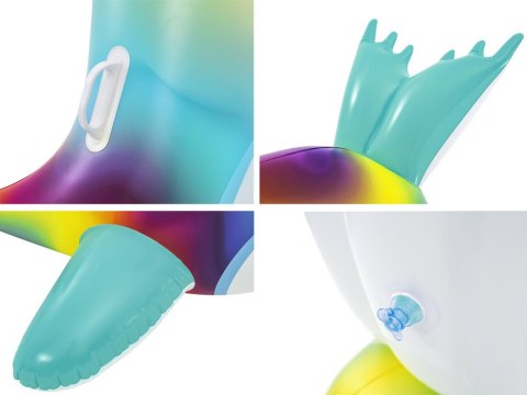 Bestway Dmuchany materac do pływania FOKA z uchwytami 157x114cm 41479