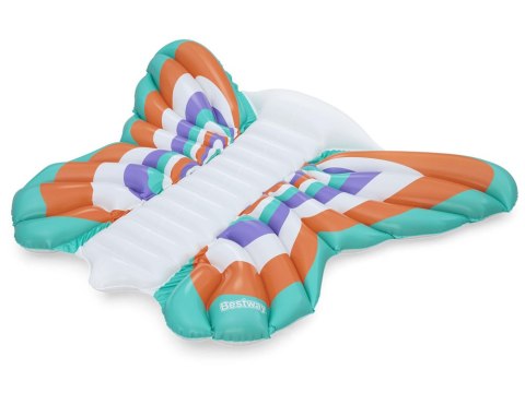 Bestway Materac plażowy dmuchany - duży leżak wodny MOTYL 193x176cm 43963