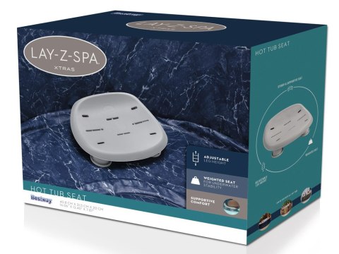 Bestway Siedzisko regulowane do Lay-Z-Spa - antypoślizgowe krzesło 60321