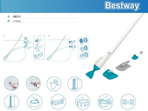 Bestway Zestaw czyszczący Odkurzacz AquaCrawl 58212