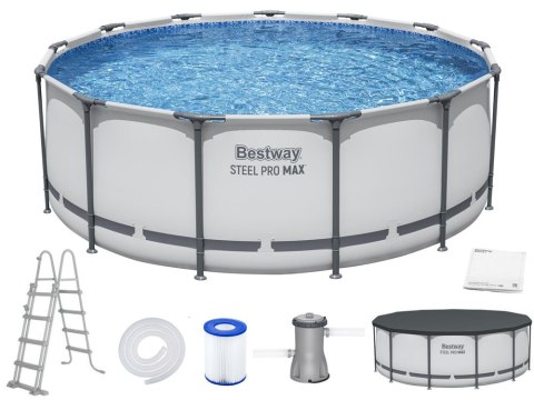 Bestway basen stelażowy 396x122cm 8w1 5618W