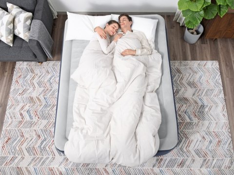 Bestway Samopompujący materac kempingowy 2-os. 300kg QUEEN 203x152cm 6716P