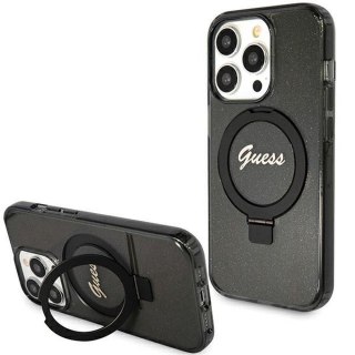 GUESS futerał do IPHONE 15 Pro Max kompatybilny z MagSafe GUHMP15XHRSGSK do iPhone 15 Pro Max (Kompatybilny z Magsafe / Glitter