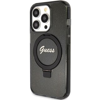 GUESS futerał do IPHONE 15 Pro Max kompatybilny z MagSafe GUHMP15XHRSGSK do iPhone 15 Pro Max (Kompatybilny z Magsafe / Glitter