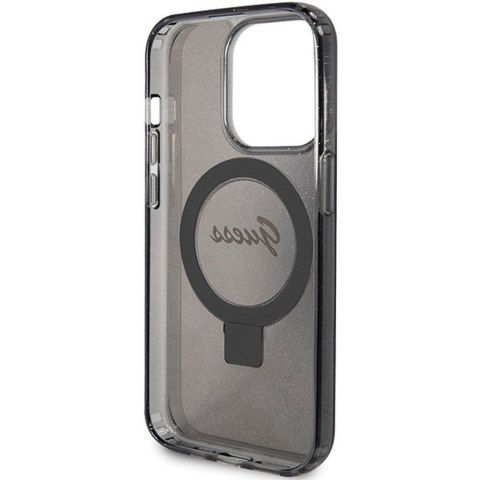 GUESS futerał do IPHONE 15 Pro Max kompatybilny z MagSafe GUHMP15XHRSGSK do iPhone 15 Pro Max (Kompatybilny z Magsafe / Glitter
