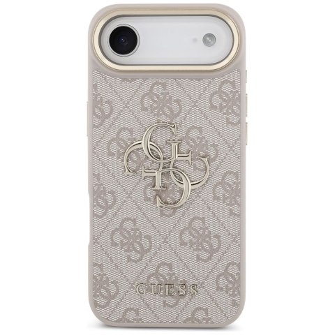 GUESS futerał do IPHONE 17 Air GUHCP17M4GMGCPI (PU W/ Big 4G Classic Logo) złoto różowy