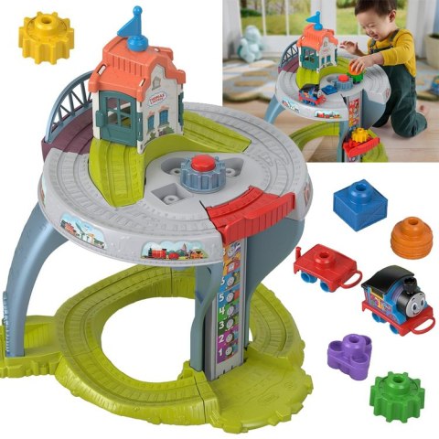 Kolejka Tomek i Przyjaciele STOLIK 360° 60cm interaktywny + akces. ZA6183