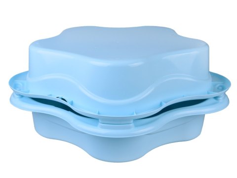 Piaskownica zamykana plastikowa MUSZELKA 2w1 basenik Kraina Lodu SP0884