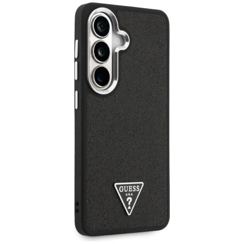 GUESS futerał do SAMSUNG S26 GUHMS26SPFGTSCMK (Fixed Glitter Triangle MagSafe) czarny