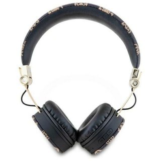 GUESS słuchawki bezprzewodowe bluetooth nagłowne ENC GUBH70EPOSMK (PU 4G Peony Script Round Shape) czarne