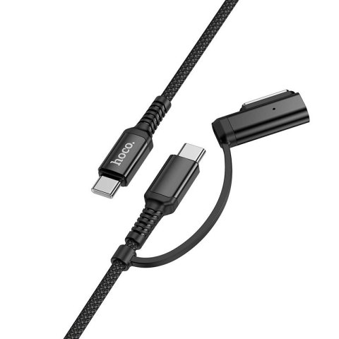 Kabel 2w1 USB C do USB C / Mag3 Hoco 240W 1,8 m U142 czarny