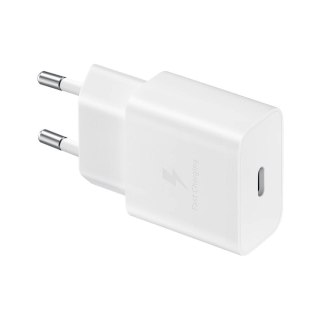 SAMSUNG oryginalna ładowarka sieciowa Typ C + kabel Typ C do Typ C PD 3A 15W EP-T1510XWEGEU biała blister