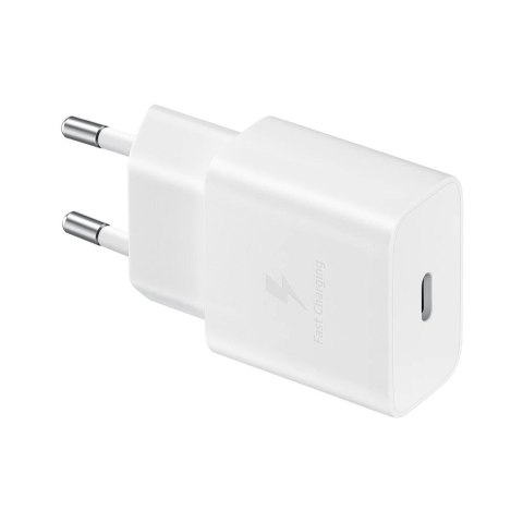 SAMSUNG oryginalna ładowarka sieciowa Typ C + kabel Typ C do Typ C PD 3A 15W EP-T1510XWEGEU biała blister