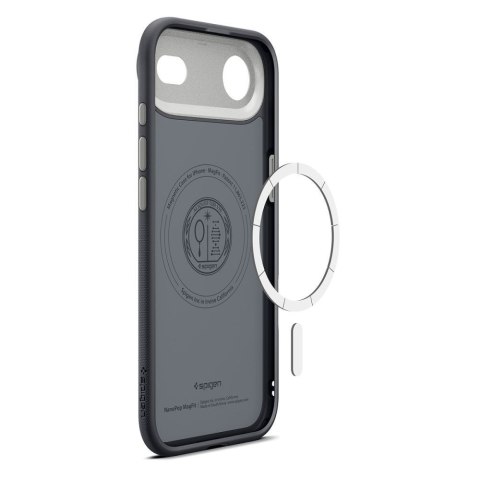 SPIGEN futerał NANO POP MAG kompatybilny z MagSafe do IPHONE 17 Air black sesame