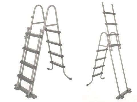 Basen stelażowy Bestway 610x366x122 deska 10w1 pompa drabinka + LED 56719