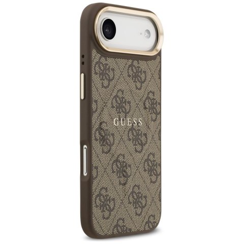 GUESS futerał do IPHONE 17 Air kompatybilny z MagSafe GUHMP17MP4MSEGCW (PU 4G W/ Classic) brązowy