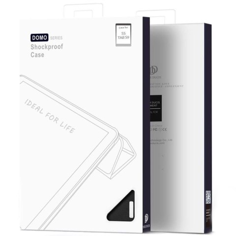 DUX DUCIS etui DOMO składane z miejscem na rysik do SAMSUNG Tab S9 czarne