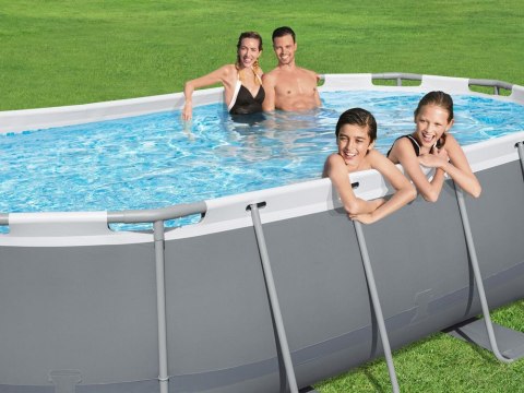 Basen stelażowy 427x250x100cm Bestway 8w1 pompa drabinka 56620