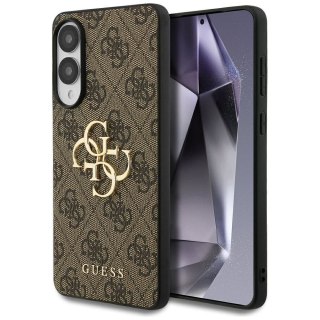 GUESS futerał do SAMSUNG S25 Edge GUHCS25E4GMGBR (4G PU Big Logo) brązowy