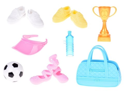 Anlily Lalka SPORTOWIEC Piłka nożna, gimnastyka, bieganie, takewondo ZA5696