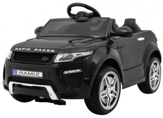 Autko Rapid Racer elektryczne dla dzieci, Czarny SUV + Pilot