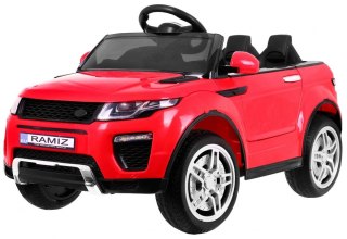 Autko Rapid Racer elektryczne dla dzieci, Czerwony SUV + Pilot