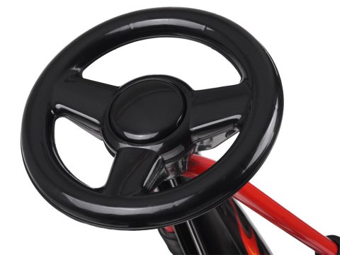 Duży gokart na pedały regulowane siedzisko pompowane koła SP0839