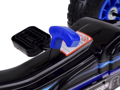 Duży gokart na pedały regulowane siedzisko pompowane koła SP0839