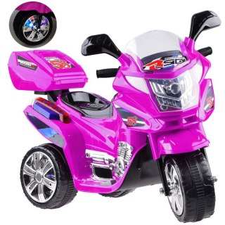 Motorek na akumulator kolorowe światła led PA0241