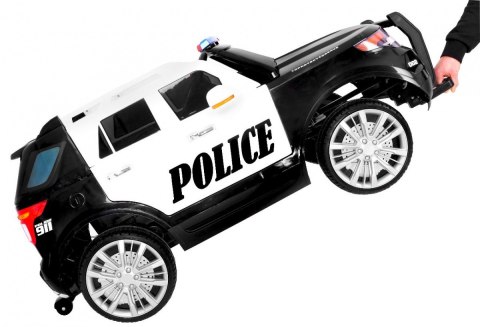 Auto SUV Police na akumulator dla dzieci + Syreny + Światła + Megafon + Pilot